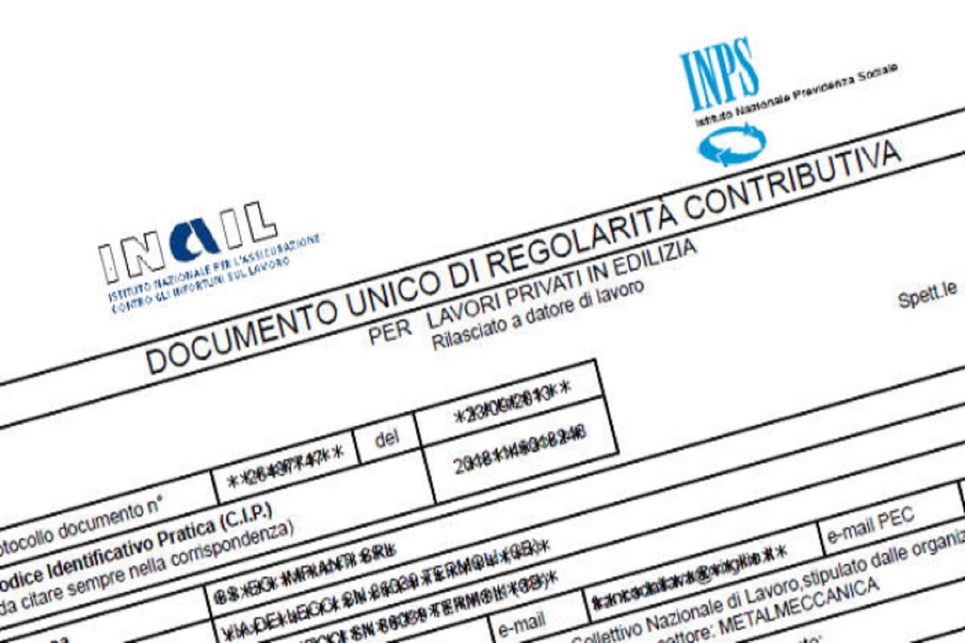Nuovo DURC Online
